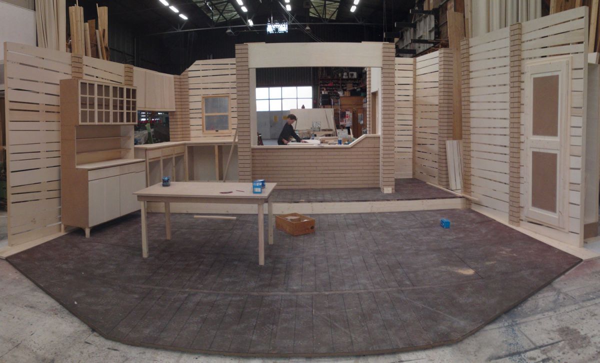 La ménagerie de verre, fin de la construction